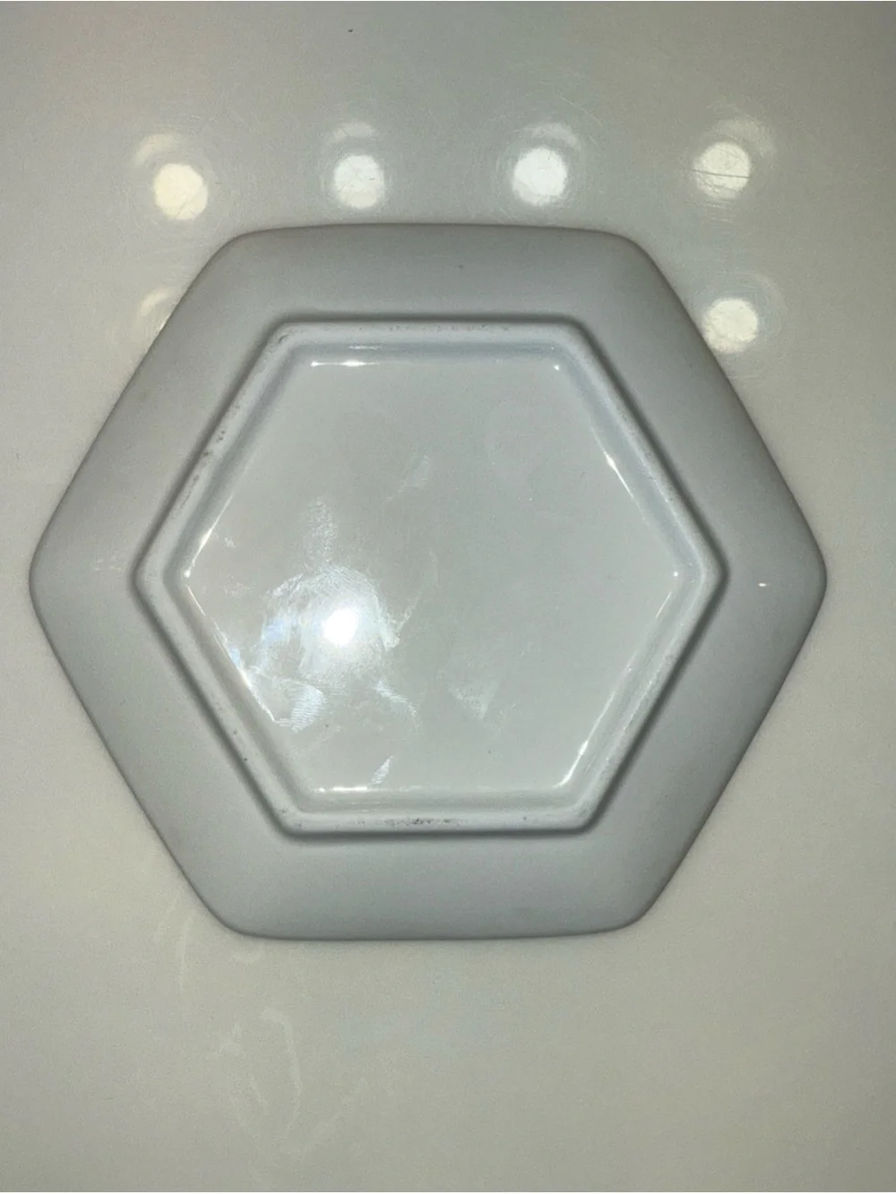 Hexagon Ceramic Jewelry Dish